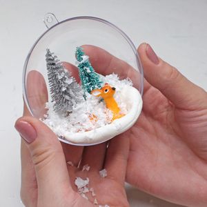 Набор для творчества Елочные шары Медвежонок и олень Набор для творчества Елочные шары Медвежонок и олень