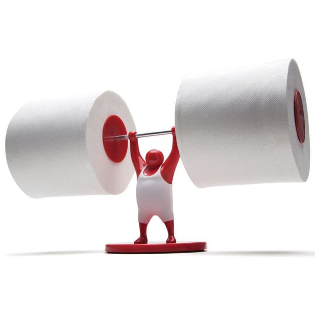 Держатель для туалетной бумаги Штангист Mr. T Держатель для туалетной бумаги Штангист Mr. T