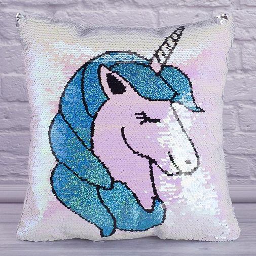 Подушка хамелеон Единорог Подушка хамелеон Единорог