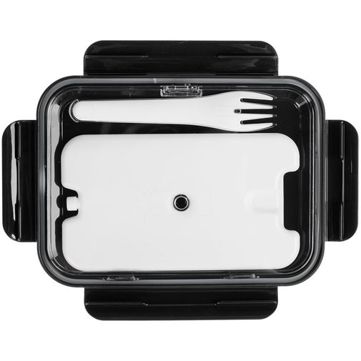 Ланчбокс Cibus с аккумулятором холода (Белый с черным) Ланчбокс Cibus с аккумулятором холода (Белый с черным)