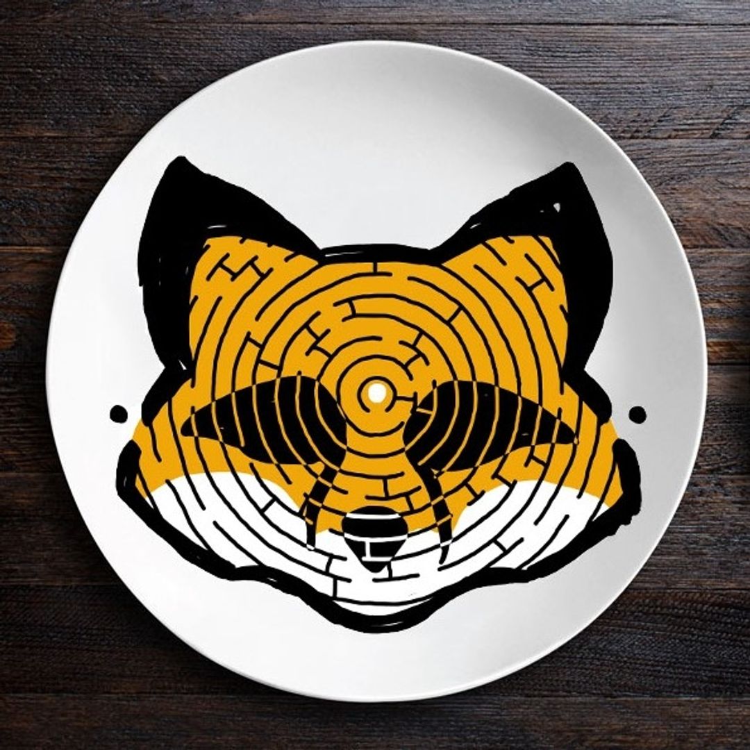 Набор тарелок лабиринтов ЗооЛаб