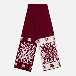 Шарф Wintertude M (красный с белым)