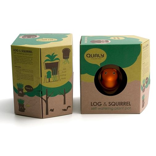 Самополивающееся кашпо Белочка