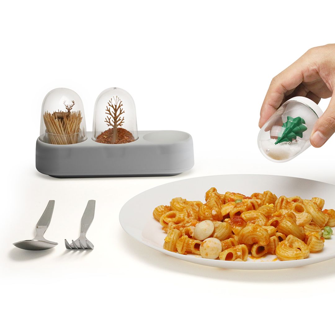 Набор для соли, перца, зубочисток с подставкой Forest Ecology Набор для соли, перца, зубочисток с подставкой Forest Ecology