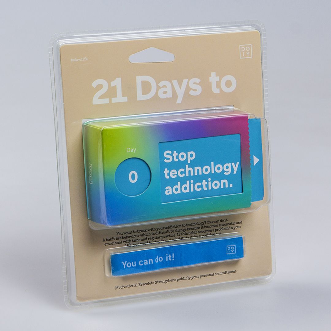 Набор бумажных мотиваторов 21 день, чтобы побороть зависимость от техники