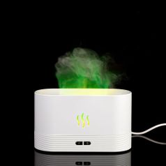 Увлажнитель-ароматизатор с имитацией пламени Fuego ver.2 (белый)