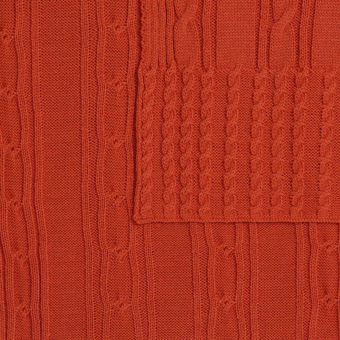 Плед Remitt (оранжевый (морковь))