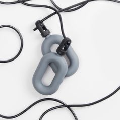 Мультифункциональная скакалка с эспандером Multi McFly (серый)