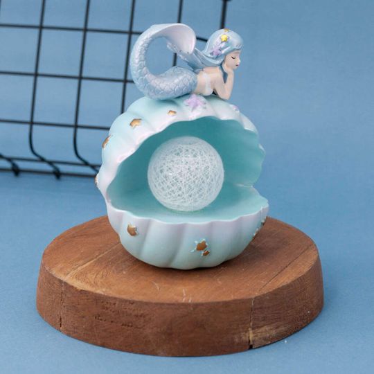 Ночник Русалка на жемчужине Pearl mermaid