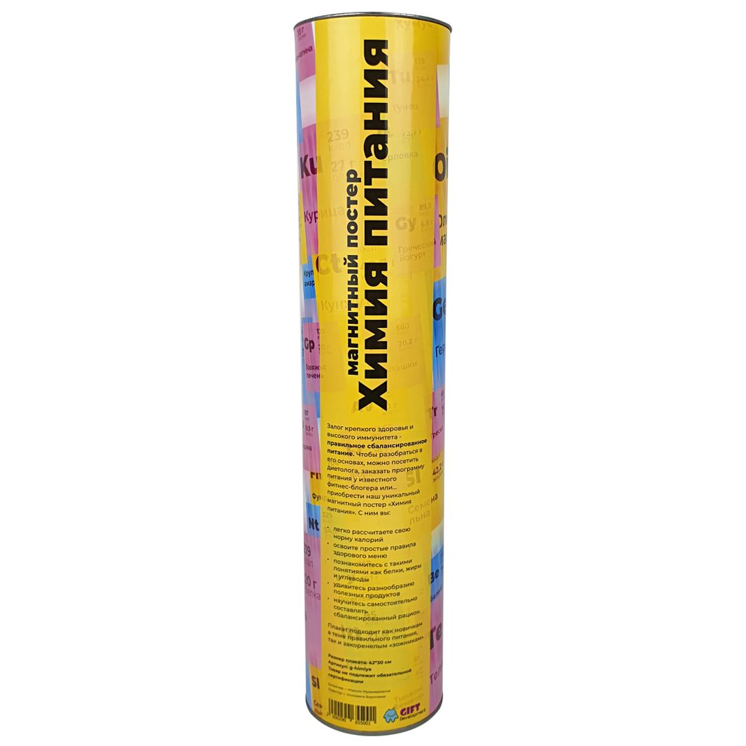 Магнитный постер Химия Питания Магнитный постер Химия Питания
