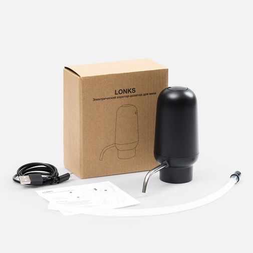 Электрический аэратор-дозатор для вина Lonks
