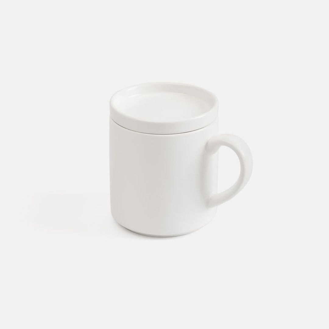 Беспроводное зарядное устройство с подогревом кружки Hot Task (Белая)