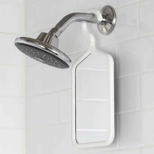 Зеркало Вешалка Прямо на креплении душа Зеркало Вешалка Прямо на креплении душа