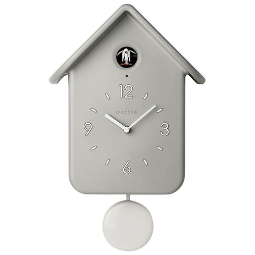 Часы с кукушкой QQ (Желтые) (Серый)