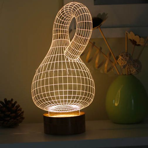 3D Лампа Бутылка Клейна 3D Лампа Бутылка Клейна