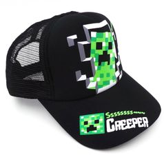 Бейсболка Minecraft Creeper