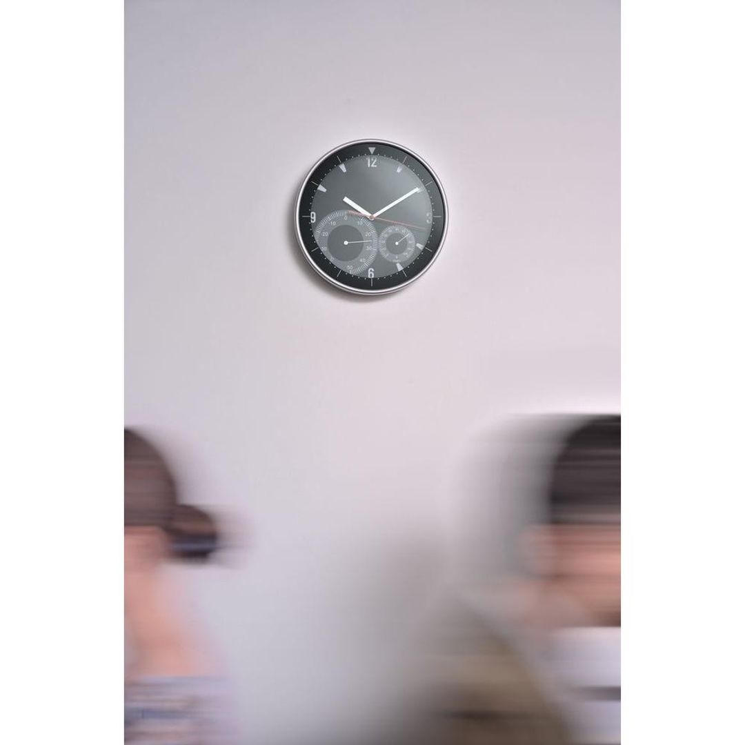 Часы настенные Rule с термометром и гигрометром Часы настенные Rule с термометром и гигрометром