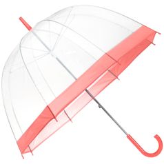 Зонт Прозрачный (Красный)