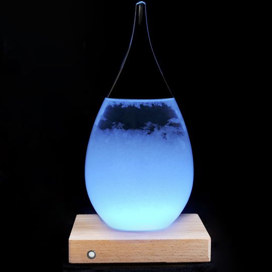 Предсказатель погоды Storm Glass Drop с подсветкой