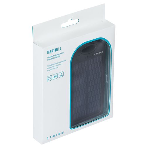Внешний аккумулятор с солнечной батареей Harthill (5000 мАч) Внешний аккумулятор с солнечной батареей Harthill (5000 мАч)