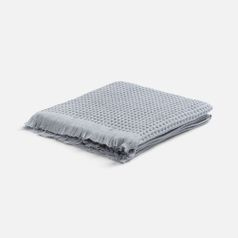 Плед вафельный Elenglect (светло-серый)