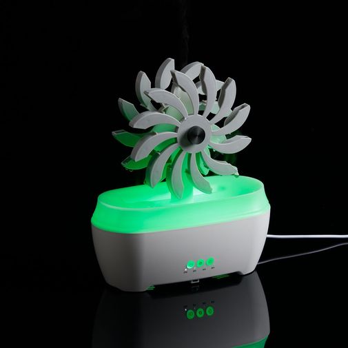 Увлажнитель-ароматизатор Steam Spin (белый с серым)