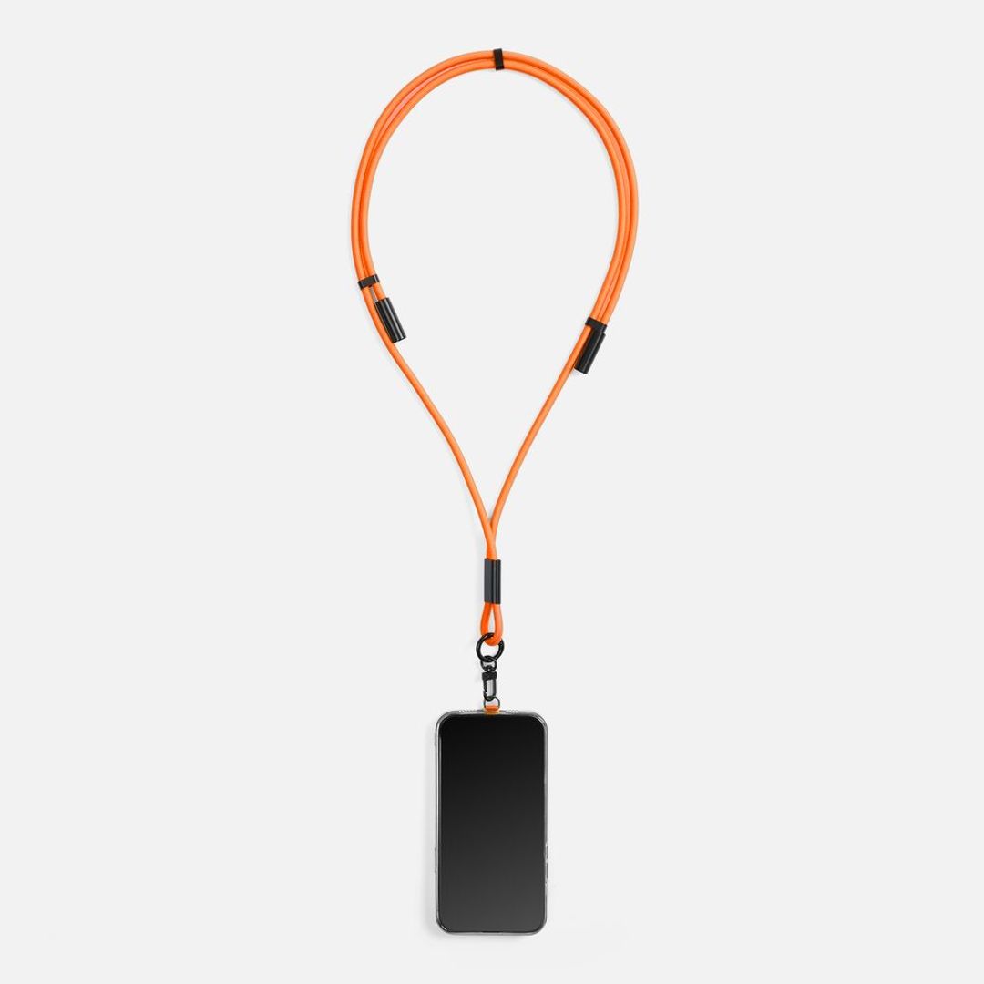 Кабель-ланьярд energyFlex Power Delivery 60 Вт (оранжевый)