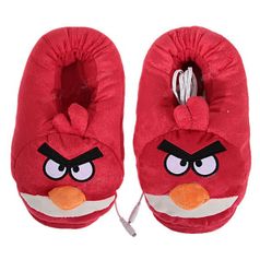 Тапочки с подогревом от USB Angry Birds