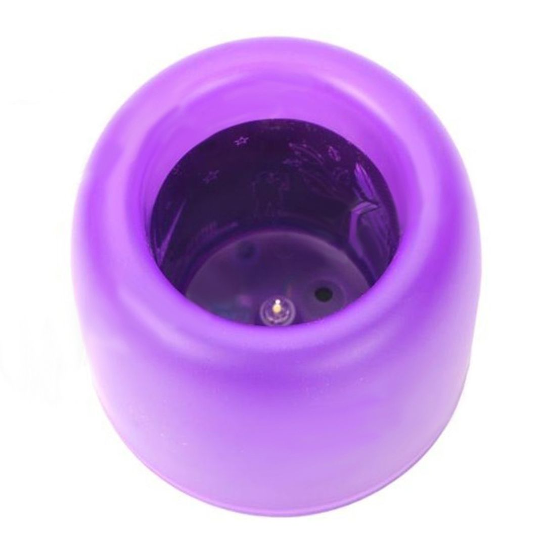 Электронная свеча (Розовая) Вид сверху