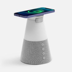 Bluetooth-колонка с беспроводной зарядкой и подсветкой Cone Sonance (серый)