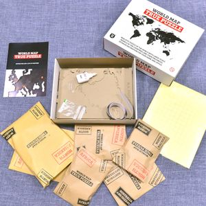 Пазл Карта мира True Puzzle Black