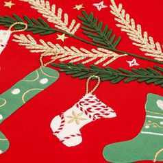 Дорожка на стол Winter wishes из коллекции New Year Essential, 45х150 см Дорожка на стол Winter wishes из коллекции New Year Essential, 45х150 см