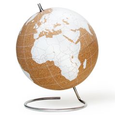 Пробковый глобус Cork Globe (белый)