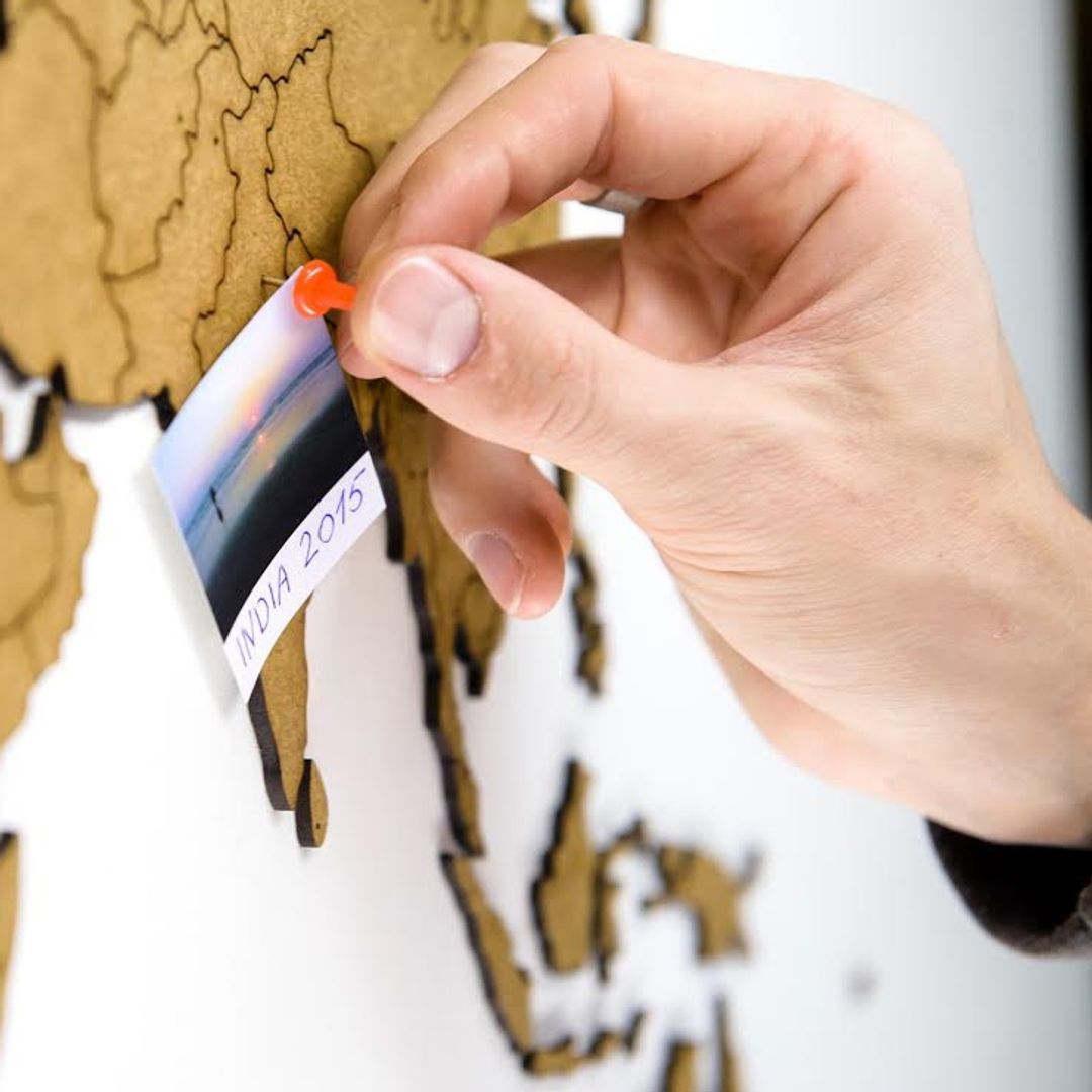 Пазл Карта мира True Puzzle Base Деревянные детали