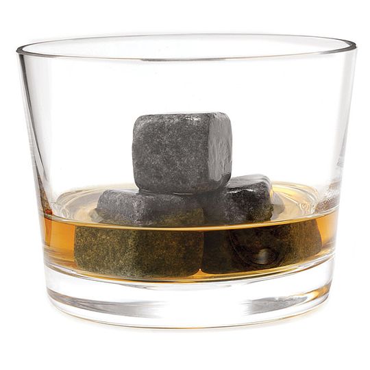 Камни для виски Whiskey Stones Double Pack (18 шт.) В бокале