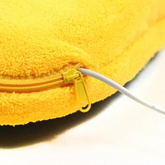 Тапочки с подогревом от USB Желтые