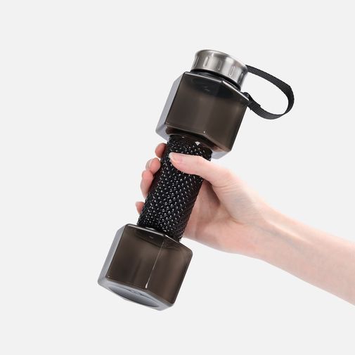 Бутылка для воды Hantelis (черный)