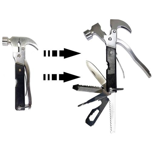 Многофункциональный молоток-гвоздодер Bellhowell Tac Tool 18 в 1 Многофункциональный молоток-гвоздодер Bellhowell Tac Tool 18 в 1