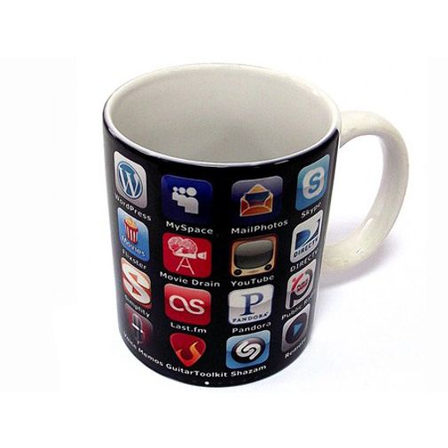 Кружка iPhone Вид сверху Кружка iPhone Вид сверху