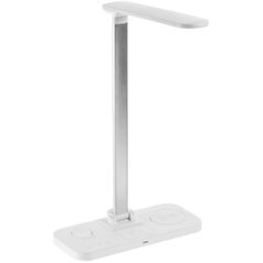 Настольная лампа с беспроводной зарядкой Power Light (белый)