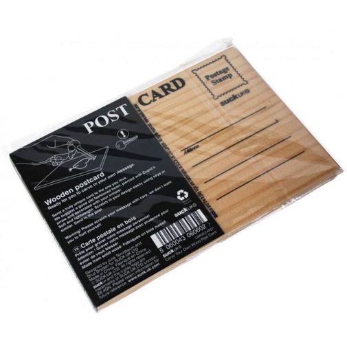 Деревянная открытка Carve your own Деревянная открытка Carve your own