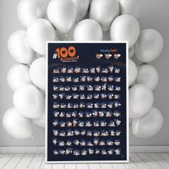Скретч-постер 100 поз Kamasutra edition