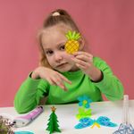 3D ручка пластик в комплекте (Розовая)