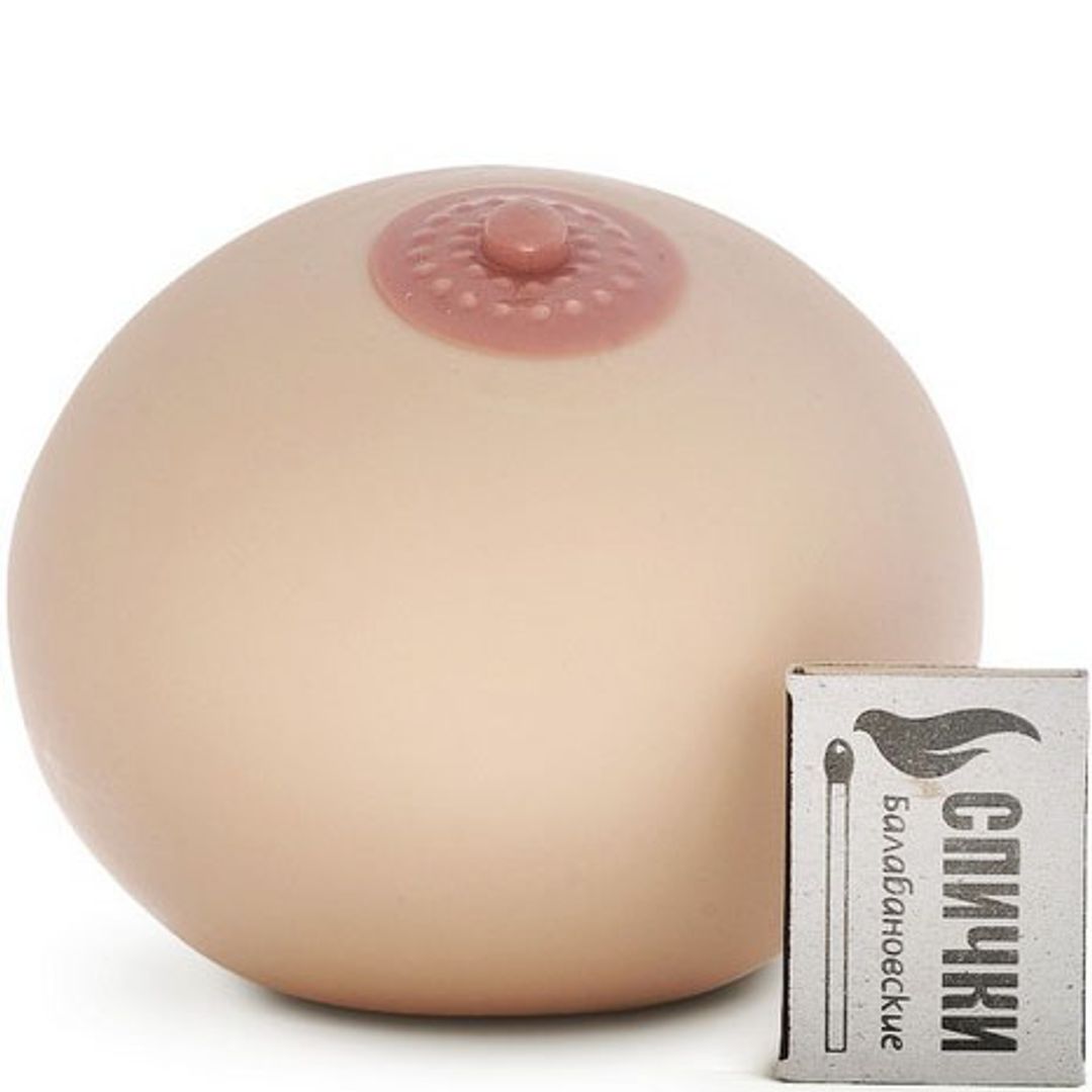 Резиновая сиська Антистресс (5 размер)