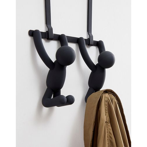 Вешалка надверная Buddy (Черная) Вешалка надверная Buddy (Черная)