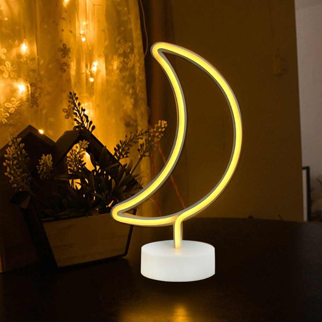 Неоновый светильник Луна
