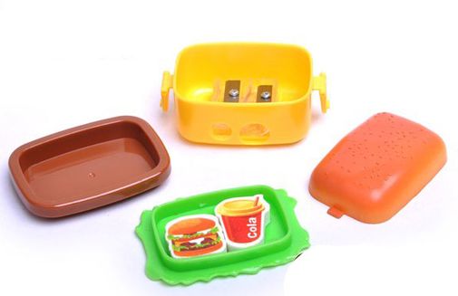 Точилка Гамбургер с ластиками Точилка Гамбургер с ластиками