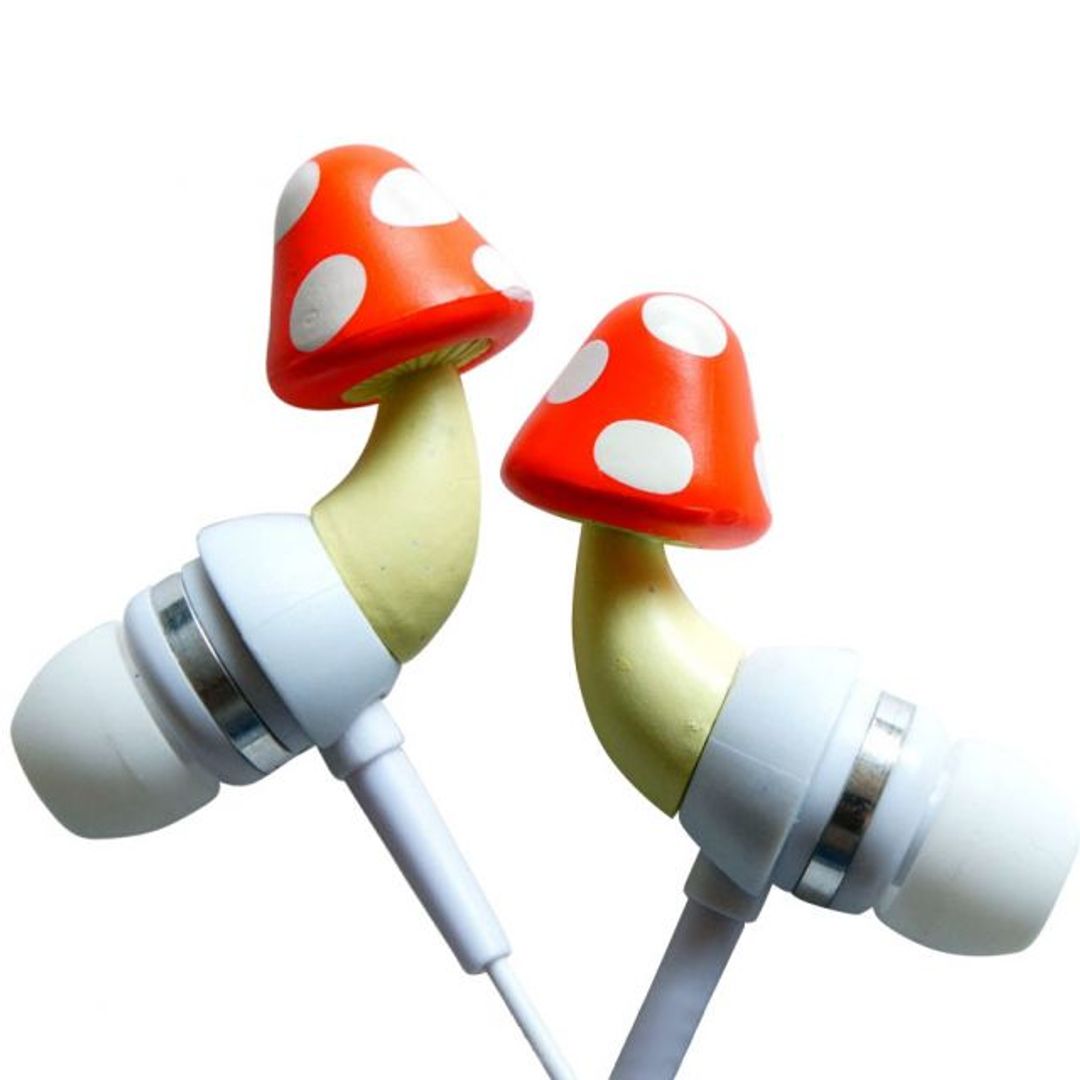 Crazy Earphones Наушники Грибы Crazy Earphones Наушники Грибы