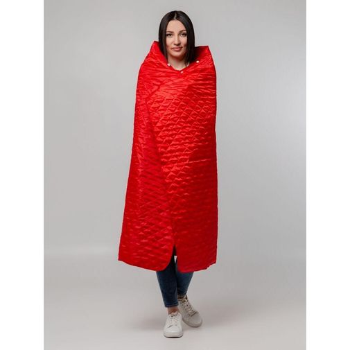 Плед-пончо для пикника SnapCoat (Красный)