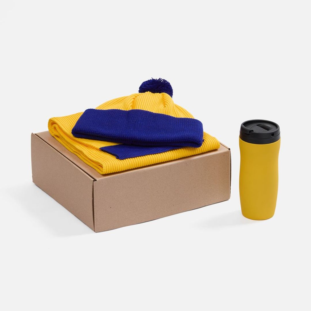 Подарочный набор Snappy Form (желтый с синим)